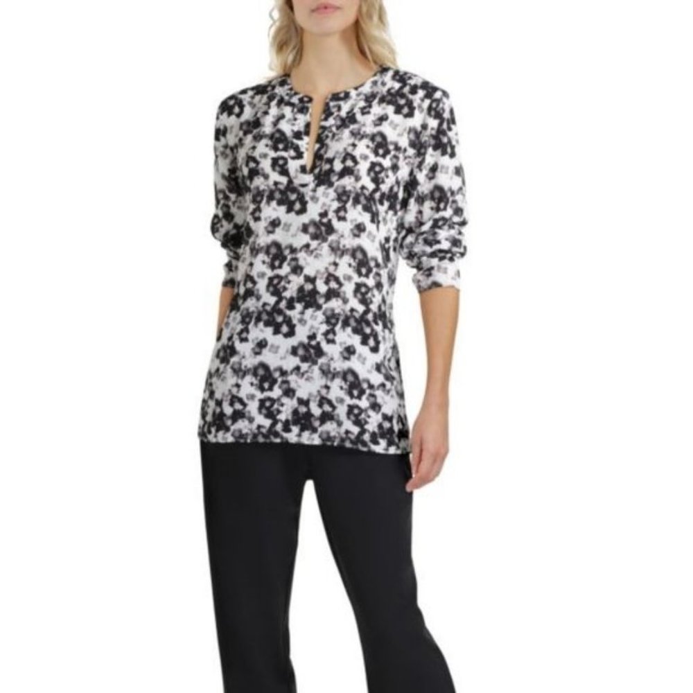 H by Halston Ruched Blouse NWT